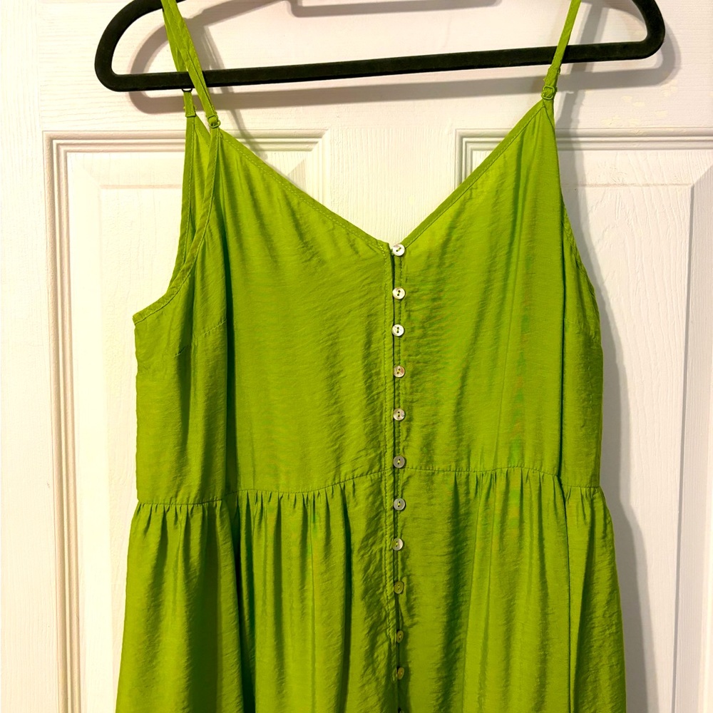 Green summer dress